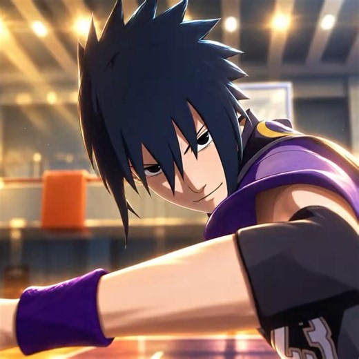"SASUKE PLAYS BASKETBALL" 🔥 | Naruto | FUNK MANDALA ( Slowed + Reverb ) | #shorts #sasuke #naruto