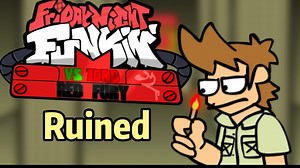 FNF VS Tord red fury Ruined(毁灭)