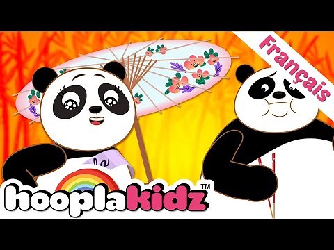 Panda Chanson Familiale | Comptines Et Chansons Pour Les Enfants | HooplaKidz Français