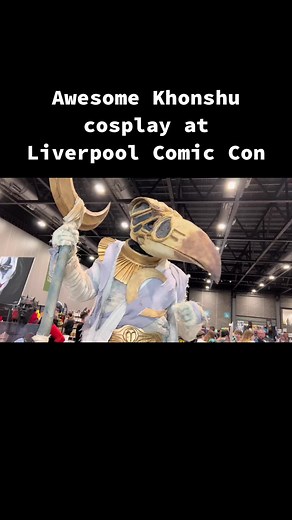Khonshu cosplay at Liverpool Comic Con. Please tag the cosplayer if you know them #comiccon #liverpoolcomicon #cosplay #moonknight #marvel