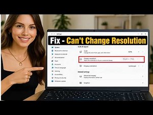 How to Fix “Can’t Change Display Resolution” in Windows 11/10