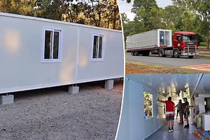 Il commande une maison container sur une boutique chinoise et l'installe dans son jardin