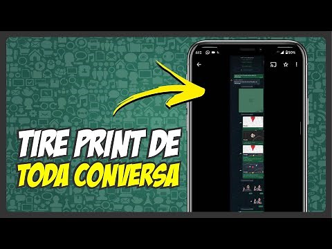 How to take a screenshot of an entire WhatsApp conversation.