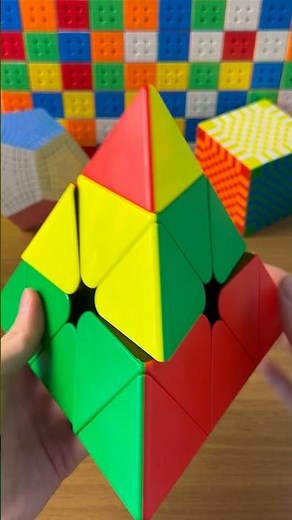GIANT Magnetic Rubik’s Triangle Unboxing! #shorts