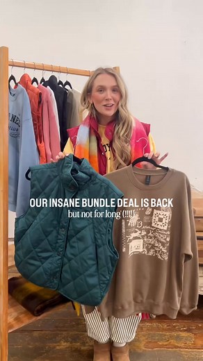 This bundle is giving: ✨ “Wait, you get both of those?” ✨ “Okay but which color do I pick?” ✨ “Do I need two??” (You might.) 7 crewnecks. 4 quilted vests. S–3X. Insanely cute. Ridiculously versatile. These are LIMITED stock (and we’re not just saying that - they are already going fast!) 💌 FAST shipping straight from our storefront in Missouri 📦 Let us cover your shipping - FREE shipping on orders $100 Shop The Collective Bundle → https://www.windynest.com/collections/early-access-the-collectiv