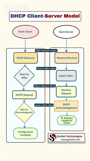 🔥 𝗗𝗛𝗖𝗣 𝗖𝗹𝗶𝗲𝗻𝘁-𝗦𝗲𝗿𝘃𝗲𝗿 𝗠𝗼𝗱𝗲𝗹 𝗘𝘅𝗽𝗹𝗮𝗶𝗻𝗲𝗱 | 𝗠𝗮𝘀𝘁𝗲𝗿 𝗗𝗢𝗥𝗔 𝗳𝗼𝗿 𝗜𝗻𝘁𝗲𝗿𝘃𝗶𝗲𝘄𝘀 #youtubeshorts #shorts