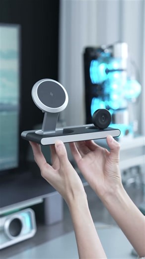 My Go-To Charging Station: Fast Wireless Power for All My Apple Devices #WirelessCharger #DeskSetup