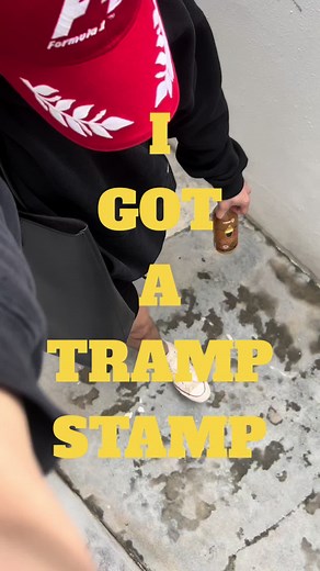 it was part of a bigger idea ok, it only remained a tramp stamp for like a week done at @sabi.tattoo bt xiaoyi #tattoo #flashtattoo #trampstamp