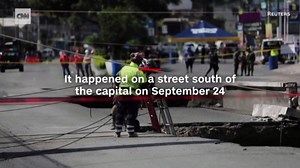 Two missing after massive sinkholes open up in Guatemala
