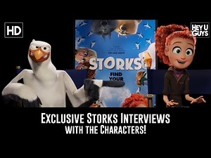 Storks Movie Exclusive Interviews with the Animated Stars!