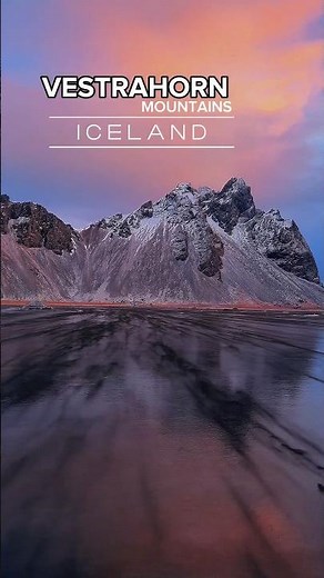 VESTRAHORN MOUNTAINS ICELAND | #nature #megavisuals