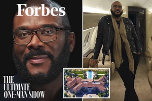 Tyler Perry is officially a billionaire as Forbes reveals actor's net worth after he says he used to be 'poor as hell'