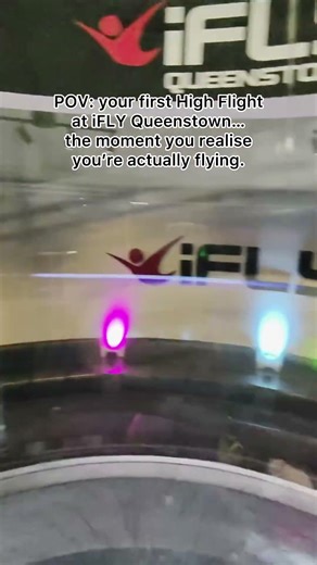POV: your first High Flight at iFLY Queenstown 🚀 When you realise you’re actually flying.