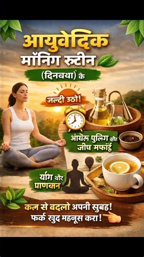 Ayurvedic Morning Routine (Dinacharya) ke Scientific Benefits 🌿✨
