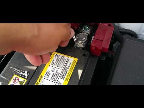 How to: Remove a battery on a 2016 Buick Encore