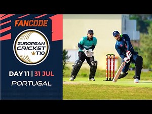 🔴 FanCode European Cricket T10 Portugal, 2022 | Night 11 | T10 Live Cricket