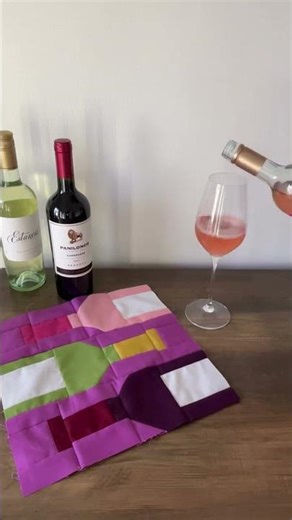 Make a Wine-Theme Quilt Block!