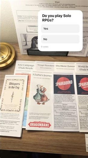 Do You Play Solo RPGs? #solorpg