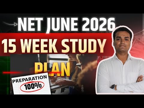 📚 UGC NET Social Work 2026 | ugc net social work 15 week study plan