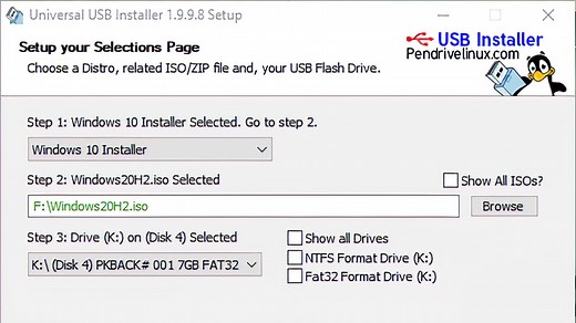 Universal USB Installer Download - Boot Stick erstellen