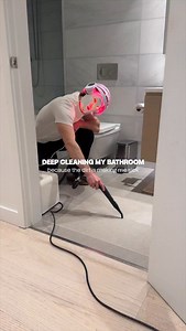 Deep cleaning my bathroom because the dirt is making me sick to my stomach #cleaning #bathroomcleaning #cleantok | Drew.Hallgrimson