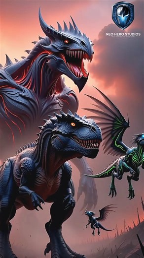 Alien Venom vs Dinosaurs | The War That Almost Ended Earth #dinosaur #venom #war #marvel 🦹🦹🥷