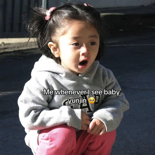 Baby yunjin is the cutest ever!! #lesserafim #yunjin #huhyunjin #baby #cute