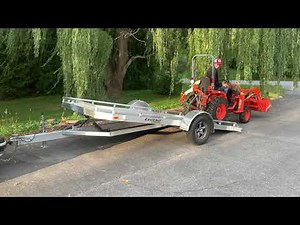 Legend 7x14TUSA Aluminum single axle tilt trailer