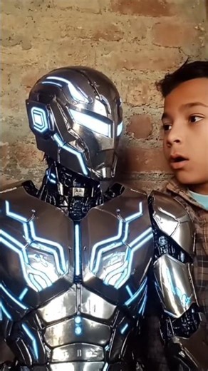 robot suit span of Anuj Kumar u and Nikhi