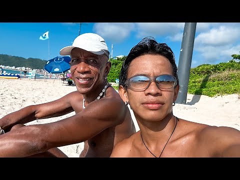 VLOG GOING TO THE BEACH WITH MY HUSBAND - TAILSON & PAULO
