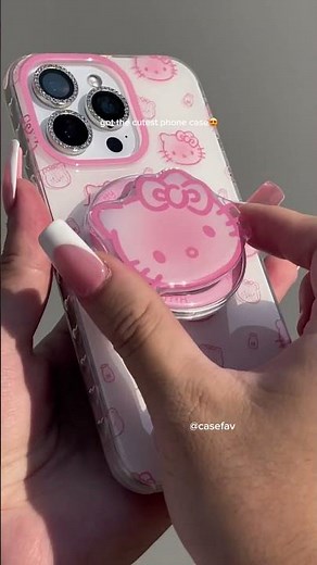 the cutest hello kitty phone case😍😍#hellokitty
