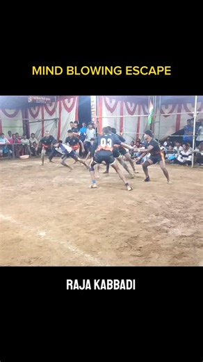 MIND BLOWING ESCAPE 🥵🤯 #shorts #kabaddi #shortsfeed #youtubeshorts