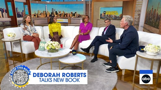 Great to have our friend and New York Times bestselling author Deborah Roberts join us this morn on Good Morning America talking about her new book “Sisters Loved and Treasured: Stories of Unbreakable Bonds”...all about what makes a sisterly bond so special. | Robin Roberts