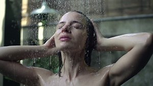 Young Woman Washing Hair Under Shower Stock Footage Video (100% Royalty-free) 12767639 | Shutterstock