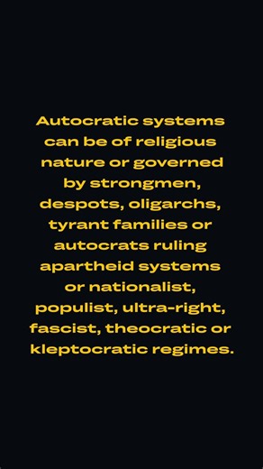 Autocratic systems