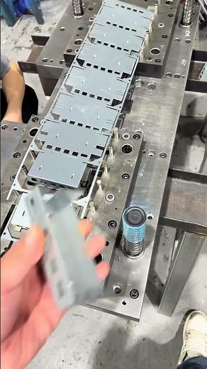 Progressive Die with In-Die Tapping | Metal Enclosure Stamping Process