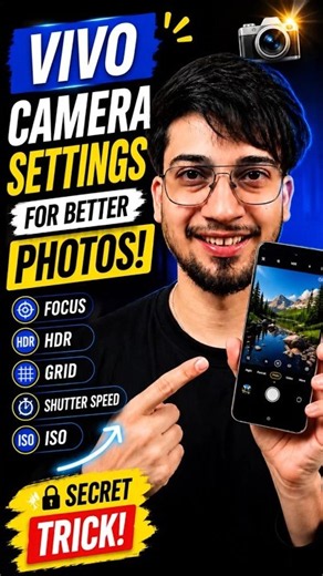 Vivo Camera Settings for Better Photos 📸🔥 #shorts #vivo