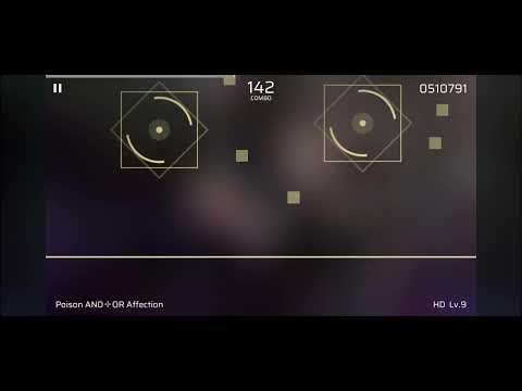| Phigros | | Poison AND÷OR Affection : LeaF | | Gameplay |