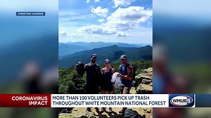 More than 100 volunteers cart trash out of White Mountain National Forest