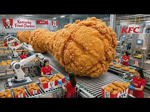 Inside a Modern KFC Factory: From Fresh Chicken to Crispy Golden Perfection (Full Process)