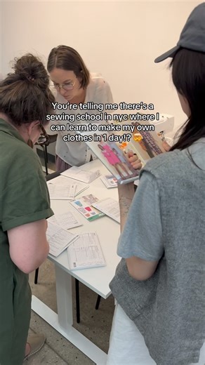 After taking our Sewing Bootcamp class, you’ll leave with a handmade garment — even if you’ve never touched a machine! This is your sign to finally start sewing. #sewing #sewingtiktok #thingstodoinnyc #nyc #sewingforyoupage #sewingclothes #sewingskills #sewinhacks #sewingtutorial #sustainablefashion #Sustainability #sewingclasses #garmentdistrict #sewinghacks #sewingcommunity #sew #nyctiktok #learntosew #sewingforyoupage | The New York Sewing Center