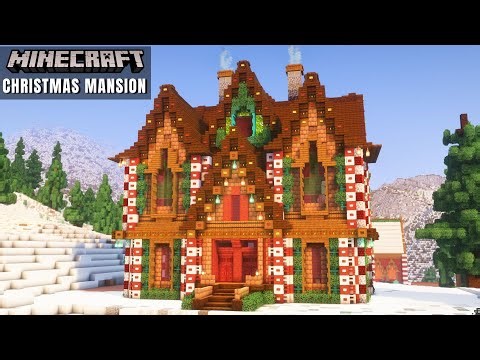 How to Build a Christmas Mansion in Minecraft