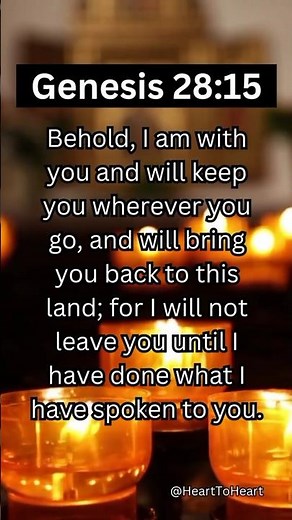 God Is With You Wherever You Go | Genesis 28:15 Explained