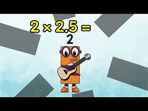 Let's Learn Multiplication With (Number 2) of Numberblocks Band | NSO | Numberblocks Decimals Club