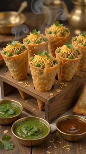 4 Viral Crispy Snack Recipes in One Video | Samosa Cone | Katori Chaat | Sabudana Fries