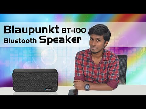 Blaupunkt BT-100 Bluetooth Speaker Complete Specs and Price Details.