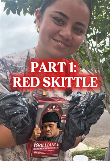 Transforming Black Hair with Red Box Dye: Part 1