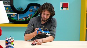 Meet our Creator Designer Mike. He’s going to show you the Twin Spin Helicopter and all of its neat features. Check out the snowmobile’s pulley and the rotating propeller on the airplane too! | LEGO