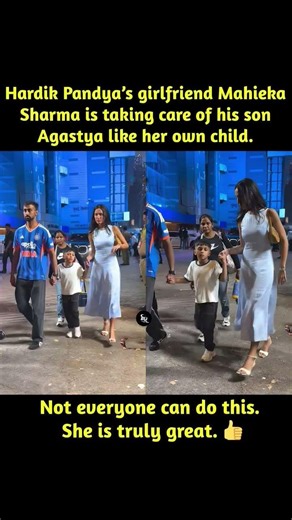 "Mahieka Sharma Wins Hearts: Caring for Agastya Like Her Own Child! 🥰"#mahiekasharma #hardikpandya
