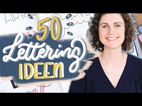 50 HANDLETTERING headings - for more WOW in your BuJo